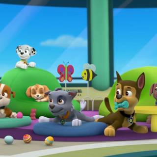 Paw Patrol Easter wallpaper