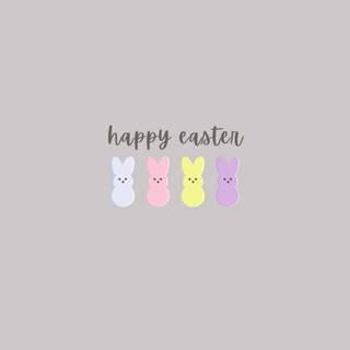 Happy Easter aesthetic wallpaper