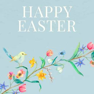 Happy Easter aesthetic wallpaper