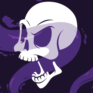 Digital skull wallpaper