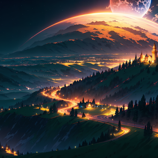 Anime scenery 4k PC wallpaper