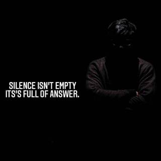 Silence phone wallpaper