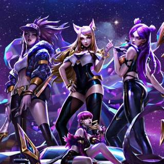 K/DA iPhone wallpaper