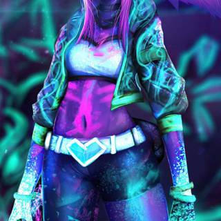 K/DA iPhone wallpaper