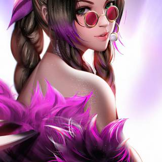K/DA iPhone wallpaper