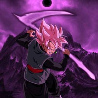 Black Goku phone wallpaper