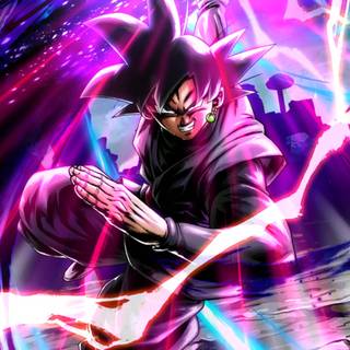 Black Goku phone wallpaper