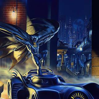 Batmobile phone wallpaper