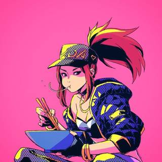 K/DA iPhone wallpaper