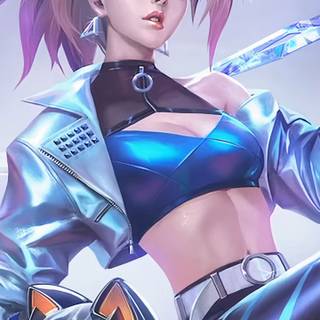 K/DA iPhone wallpaper