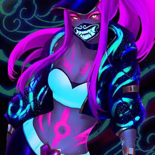 K/DA iPhone wallpaper