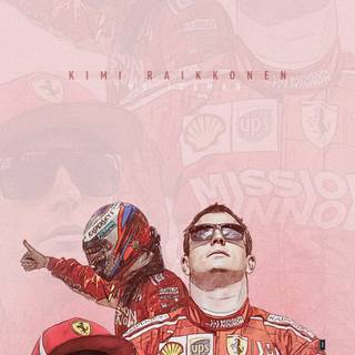 Kimi Raikkonen phone wallpaper