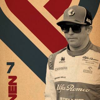 Kimi Raikkonen phone wallpaper