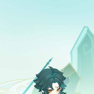 Xiao Genshin phone wallpaper