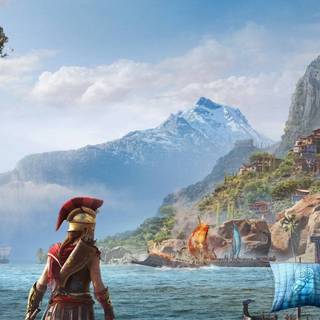 Assassin's Creed Odyssey phone wallpaper