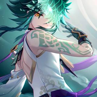 Xiao Genshin phone wallpaper