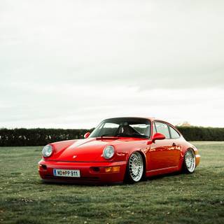 Porsche 964 iPhone wallpaper