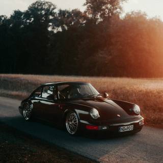 Porsche 964 iPhone wallpaper