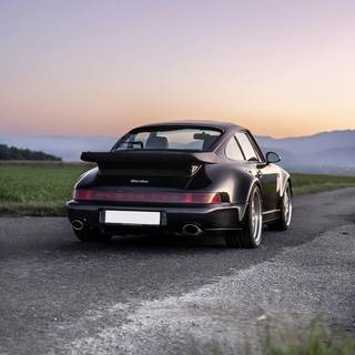 Porsche 964 iPhone wallpaper
