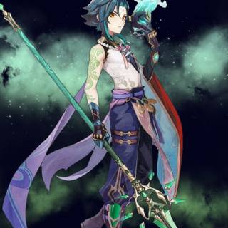 Xiao Genshin phone wallpaper