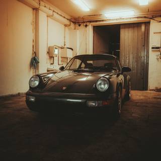Porsche 964 iPhone wallpaper