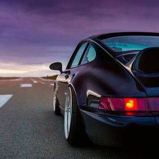 Porsche 964 iPhone wallpaper