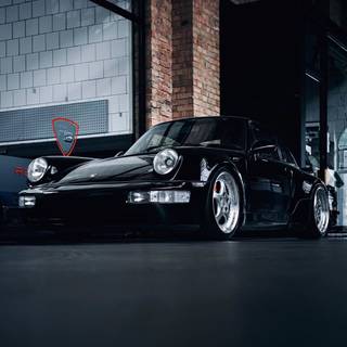 Porsche 964 iPhone wallpaper