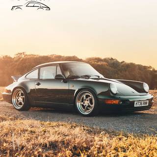 Porsche 964 iPhone wallpaper