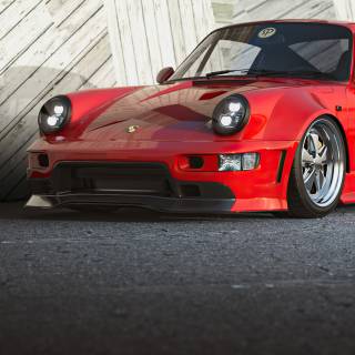 Porsche 964 iPhone wallpaper