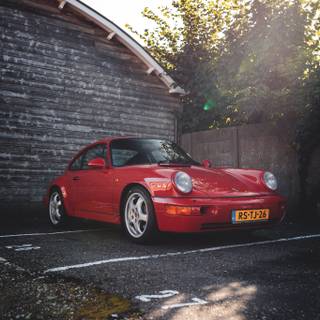 Porsche 964 iPhone wallpaper