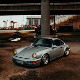 Porsche 964 iPhone wallpaper