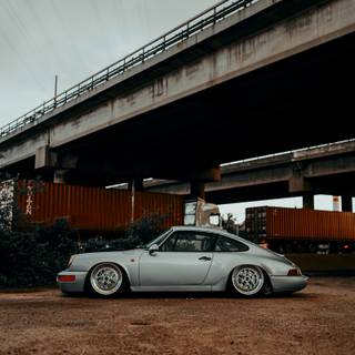 Porsche 964 iPhone wallpaper