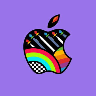 iPhone 13 logo wallpaper