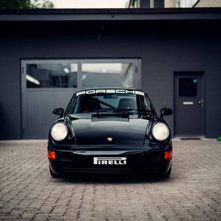 Porsche 964 iPhone wallpaper