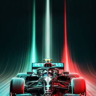 F1 Mercedes iPhone wallpaper