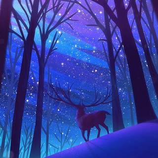 iPhone digital art wallpaper