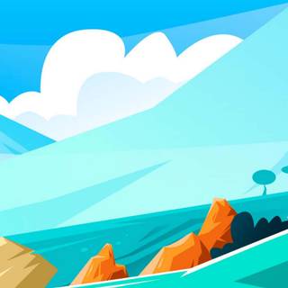 iPhone digital art wallpaper