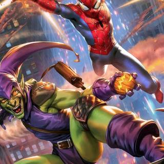 Green Goblin iPhone wallpaper