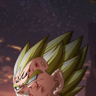 Majin Vegeta iPhone wallpaper