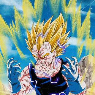 Majin Vegeta iPhone wallpaper