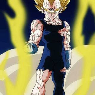 Majin Vegeta iPhone wallpaper