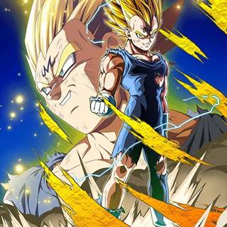 Majin Vegeta iPhone wallpaper