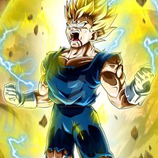 Majin Vegeta iPhone wallpaper