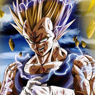 Majin Vegeta iPhone wallpaper