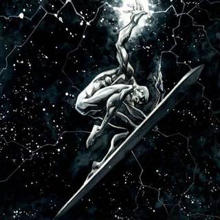 Silver Surfer iPhone wallpaper