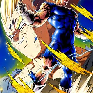 Majin Vegeta iPhone wallpaper