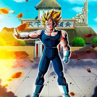 Majin Vegeta iPhone wallpaper
