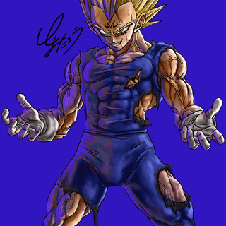 Majin Vegeta iPhone wallpaper