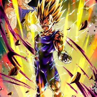 Majin Vegeta iPhone wallpaper