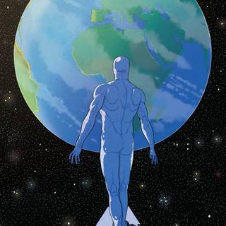 Silver Surfer iPhone wallpaper